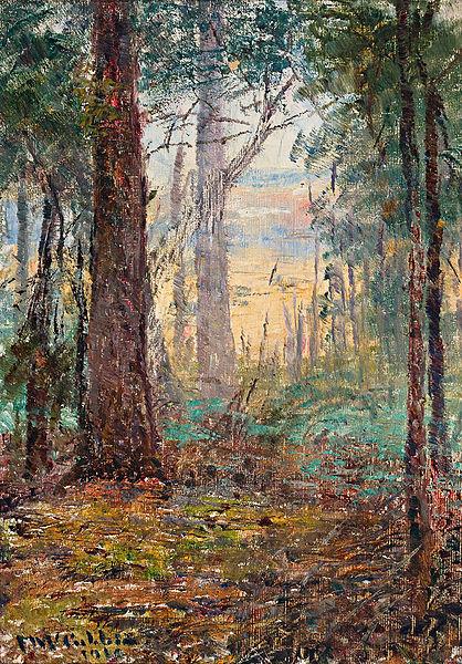 Frederick Mccubbin Forest Macedon Sweden oil painting art